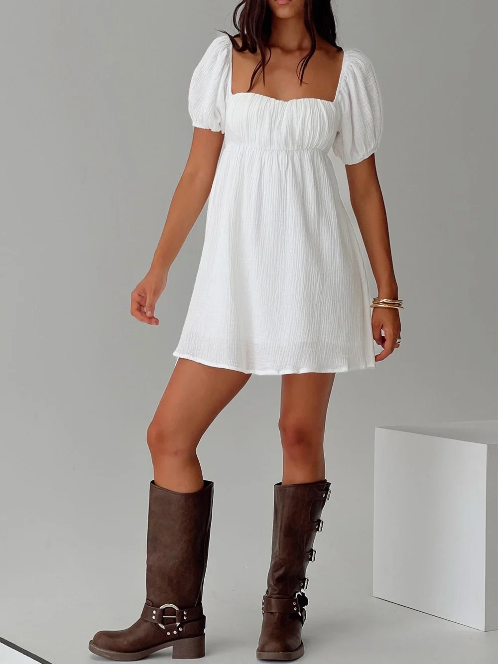 Princess Polly Mini Dress White